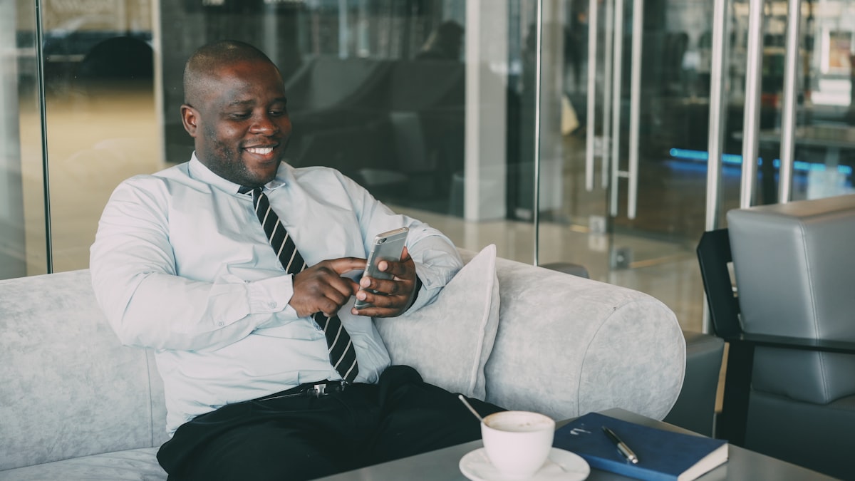 A professional applying for a job on Talentta through WhatsApp